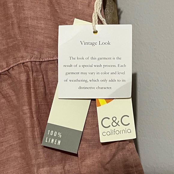 C&C California Linen Dress Small - Picture 6 of 6